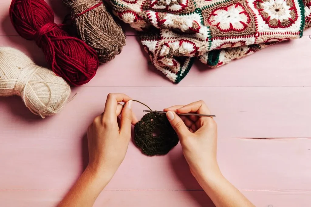 Knitting dress